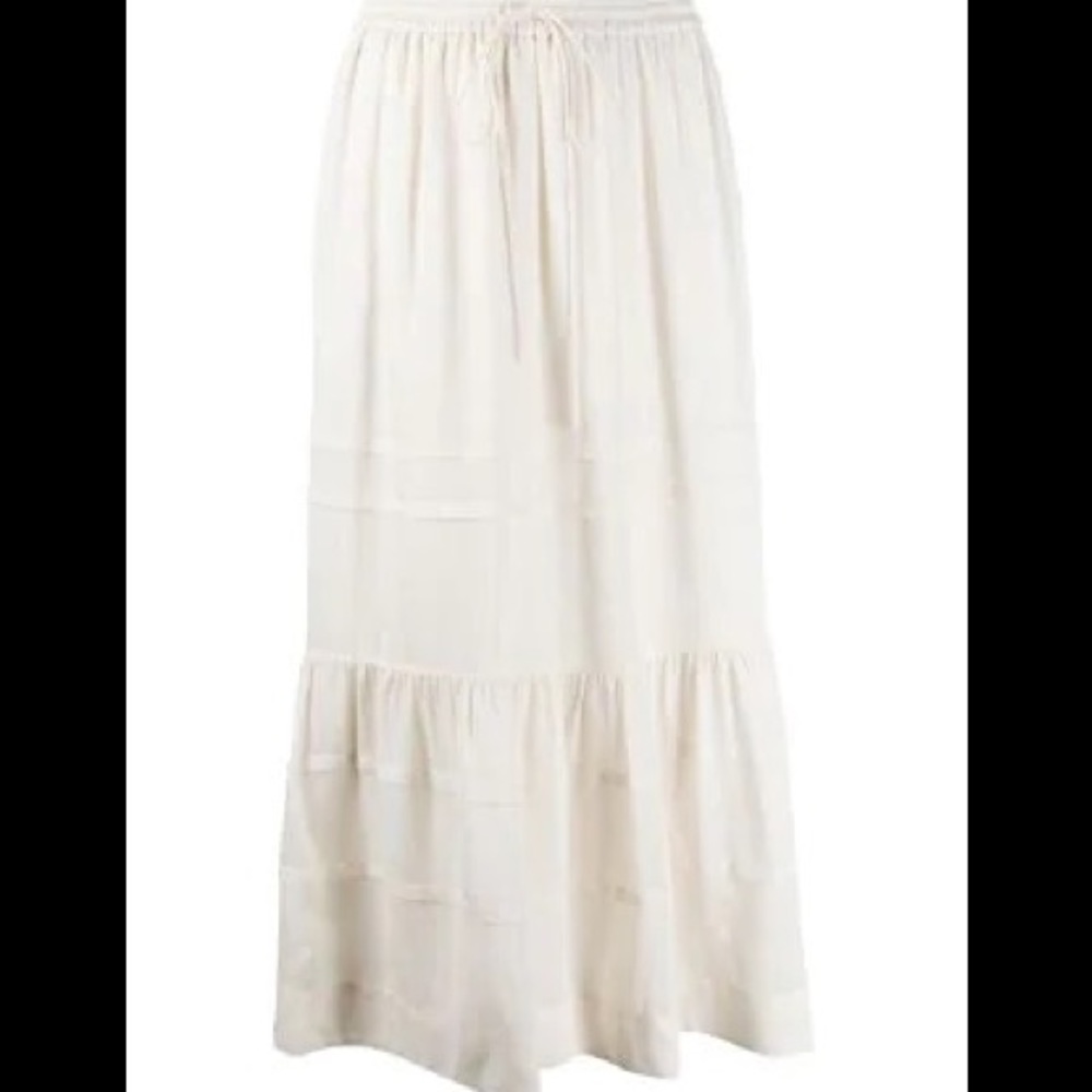 NWT Coach white tiered skirt - Picture 4 of 5
